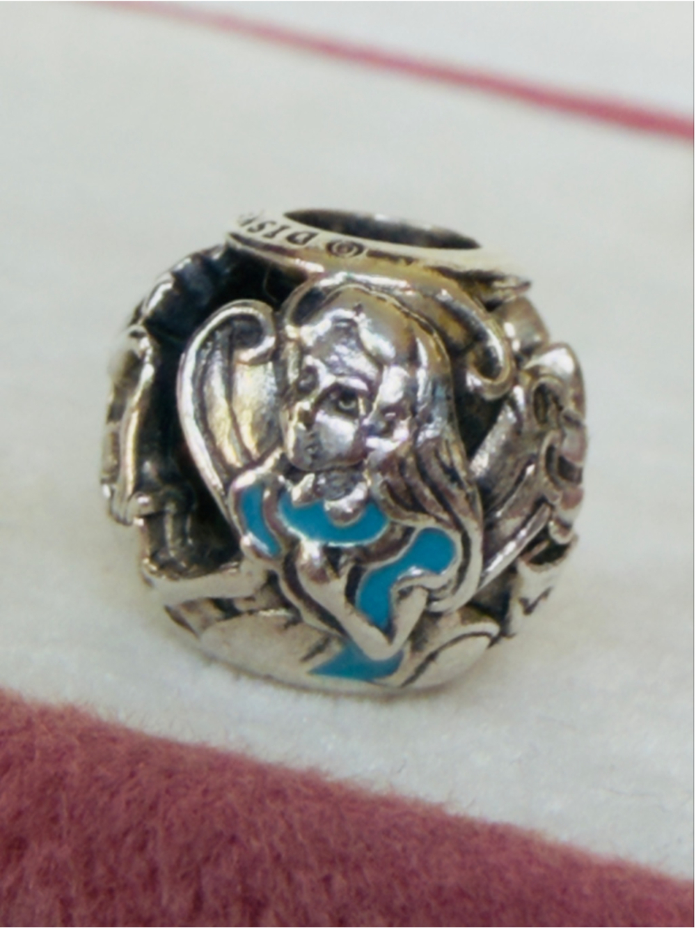 Pandora Sterling Silver 925 Disney Alice's Tea Party Charm 791896ENMX